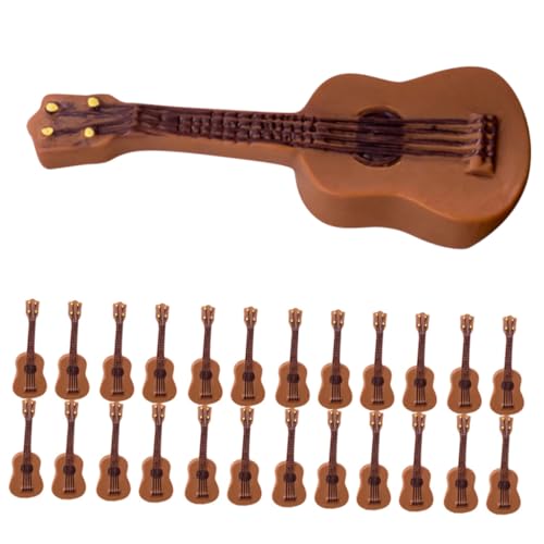 Supvox 30 Stück Teiliges Miniatur Gitarrenmodell aus Harz Realistische Musikalische Miniaturinstrumente für Puppenhaus Bürodekoration und für Musikliebhaber Supvox 30 Stück Teiliges Miniatur Gitarrenmodell aus Harz Realistische Musikalische Miniaturinstrumente für Puppenhaus Bürodekoration und für Musikliebhaber von Supvox