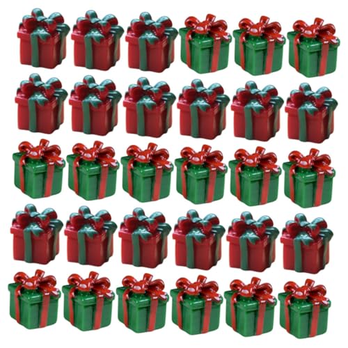 Supvox 30 Stück Teiliges Miniatur Resin Weihnachtsornamente für Bastelarbeiten und Puppenhaus Dekorationen Rote Grüne Supvox 30 Stück Teiliges Miniatur Resin Weihnachtsornamente für Bastelarbeiten und Puppenhaus Dekorationen Rote Grüne von Supvox