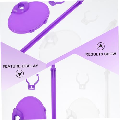 Supvox 30 Stück Teiliges Puppenständer Kunststoff mit Transparenten und Violetten Haltern Stabile Stützclips für Puppen Figuren und Modelle Robuste Displayhalterung für Sammler und Supvox 30 Stück Teiliges Puppenständer Kunststoff mit Transparenten und Violetten Haltern Stabile Stützclips für Puppen Figuren und Modelle Robuste Displayhalterung für Sammler und von Supvox