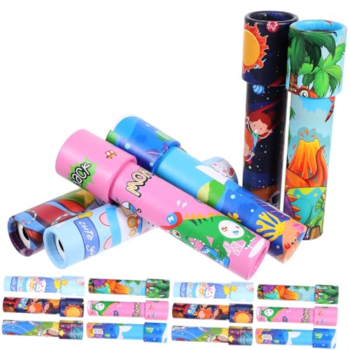 Supvox 30 Stück Teiliges aus Papier Klassisches Retro Lernspielzeug für Bunte Facettenlinsen Pädagogisches für Jungen und Mädchen Zufällige Designs von Supvox