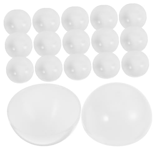 Supvox 30 Stück Weiße Öffnungs Lotteriekugeln aus PVC Befüllbare Partyspiel Bälle Wiederverwendbare Tombola Kugeln für Gewinnspiele und Veranstaltungen von Supvox