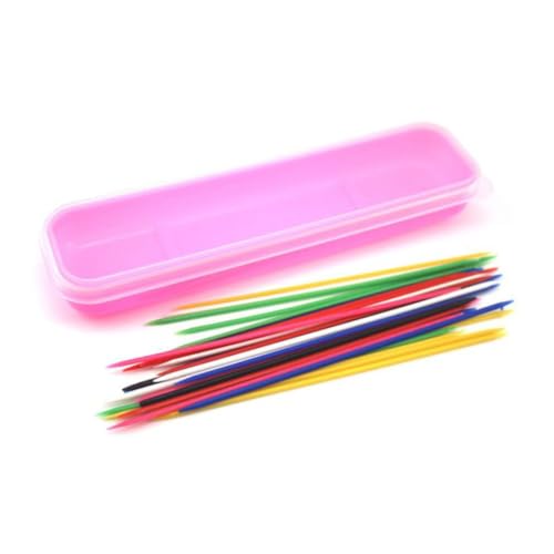 Supvox 30Stücke Farbenfrohe Spiele Sticks für Interaktive Eltern Junge Mädchen Aktivitäten Teiliges mit Robusten Ungiftigen Stäben für Sicheres und Lehrreiches Balancespiel von Supvox