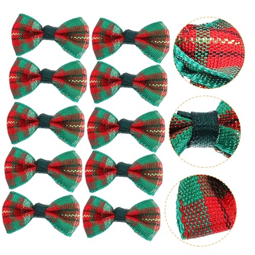 Supvox 30Stücke Mini Für Puppen DIY Kleine Schleifen Zum Basteln Dekorative Mini Kariert Zubehör Für Puppen Und Bastelprojekte von Supvox