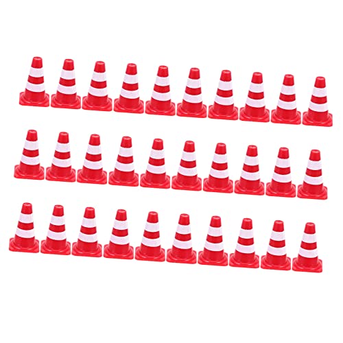Supvox 30 Stücke Verkehrskegel Spielzeug für Kinder Kleiner Verkehrszeichen Abs Material Leuchtende Farben Tragbar für Lernspielzeuge und Simulationen Supvox 30 Stücke Verkehrskegel Spielzeug für Kinder Kleiner Verkehrszeichen Abs Material Leuchtende Farben Tragbar für Lernspielzeuge und Simulationen von Supvox