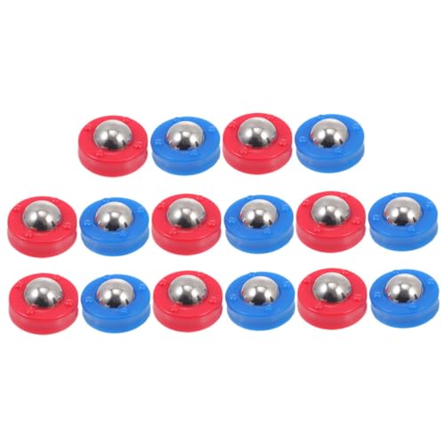 Supvox 32 Stück Teiliges Mini Shuffleboard Pucks aus Langlebigem rutschfeste Rollende Bälle Vielseitige Tischspiel Accessoires Kompatibel mit Tischfußball für Zuhause und Büro von Supvox