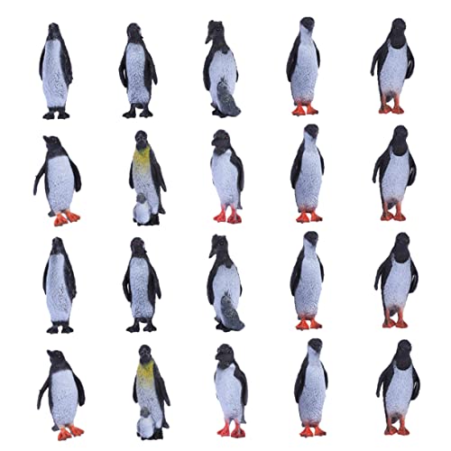 Supvox 32Stücke Teiliges Realistischer Pinguinfiguren Aus PVC Langlebige Kunststoffspielzeuge Für Lehrreiche Tiermodelle Für Kreatives Und Dekoration Pinguinliebhaber von Supvox