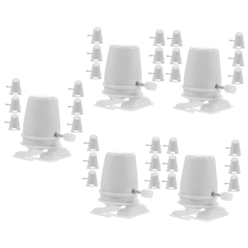 Supvox 35 Stck Teiliges DIY Zubehör aus Langlebigem Kunststoff Aufziehmechanismus für Bastelprojekte Ersatzteil für Roboter und Clay Toys für Kreative Handarbeiten von Supvox