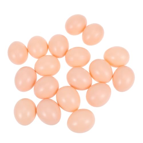 Supvox 35 Stück Graffiti- für kinderspielzeug Easter Egg ostergeschenkideen Dekorationen Kleinkind-Ei- handbemalte Plastikeier Ostern unbemalt Beige von Supvox