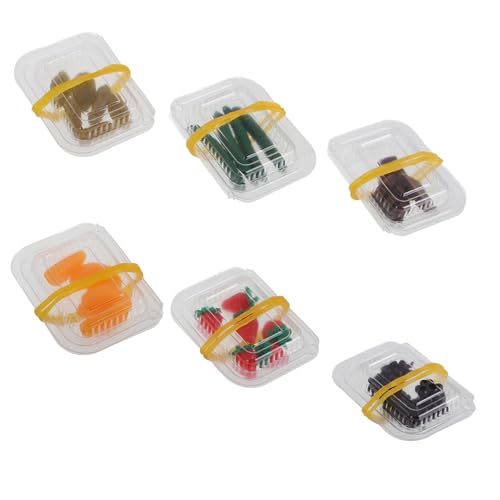 Supvox 35 Stück Mini-simulationsfrucht Küchenspielzeug Spielzeuggemüse Supermarkt-spielset Für Fruchtspielzeug Miniatur -lebensmittelspielzeug Puppenhaus-küche Mini-Essen Plastik von Supvox