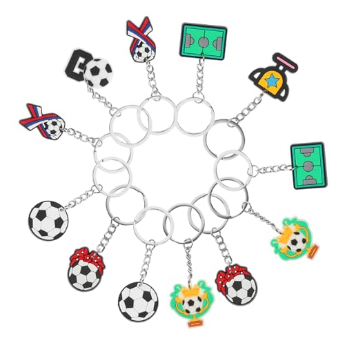 Supvox 35 Stück Teiliges Fußball Schlüsselanhänger Dekorative Fußball Schlüsselanhänger für Taschen Kreative und Langlebige Accessoires Supvox 35 Stück Teiliges Fußball Schlüsselanhänger Dekorative Fußball Schlüsselanhänger für Taschen Kreative und Langlebige Accessoires von Supvox