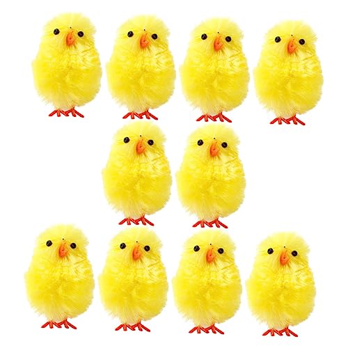 Supvox 36 Stück Osterküken Gelbe Mini Hühner Modell Küken Hühnerfiguren Kleine Kükenfigur Hühnerschreibtisch Süßes Kinderspielzeug Kleines Hühnerspielzeug Cartoon von Supvox