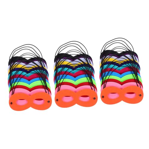 Supvox 36 Stück Teiliges Augenmasken Verstellbar Elastisch Bunte Fasching Karneval Party Kostüm Accessoires Rollenspiel für Geburtstagsfeier von Supvox