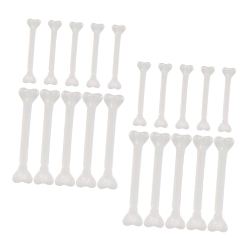 Supvox 36 Stück Teiliges Halloween Skelett Knochen Leichte Kunststoff Deko Requisiten DIY Accessoires für Kostüme und Partydekoration Weiße Knochen für Vielseitige Halloween von Supvox