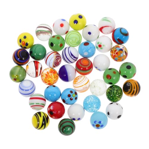 Supvox 38 Stück glaskugel Farbe Murmeln Masse glatt Vase farbig Gartenmurmeln für den Außenbereich runder Marmor für Schmetterlingsfutterschale Glasmurmeln Glasmurmelkugeln runden Supvox 38 Stück glaskugel Farbe Murmeln Masse glatt Vase farbig Gartenmurmeln für den Außenbereich runder Marmor für Schmetterlingsfutterschale Glasmurmeln Glasmurmelkugeln runden von Supvox