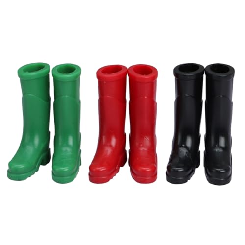 Supvox 3Paare Mini Puppenschuhe Regenstiefel Für Puppenhaus Deko Zubehör Für Modelle Realistische Requisiten Für Garten Supvox 3Paare Mini Puppenschuhe Regenstiefel Für Puppenhaus Deko Zubehör Für Modelle Realistische Requisiten Für Garten von Supvox
