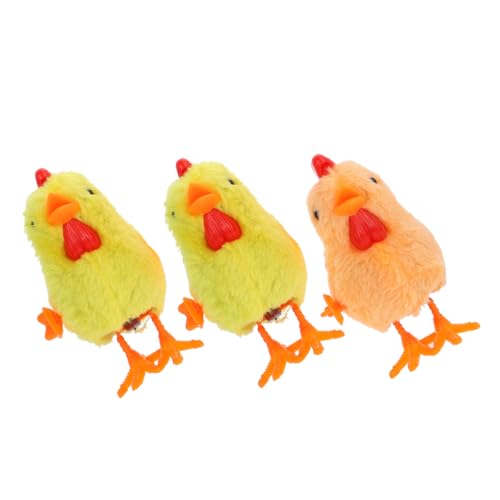 Supvox 3Stücke Aufziehspielzeug Küken Plüschhuhn Für Osterkorb Füller Lustige Spielzeuge Party Deko Für Ostern Und Feiertage Gemischt von Supvox