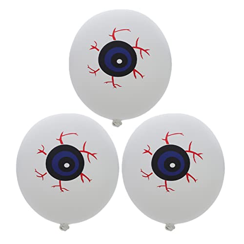 Supvox 3Stücke Augenballons Halloween Dekoration Luftballons Für Partys Wiederverwendbar Langlebig Für Geburtstagsfeiern Und Hochzeiten Supvox 3Stücke Augenballons Halloween Dekoration Luftballons Für Partys Wiederverwendbar Langlebig Für Geburtstagsfeiern Und Hochzeiten von Supvox