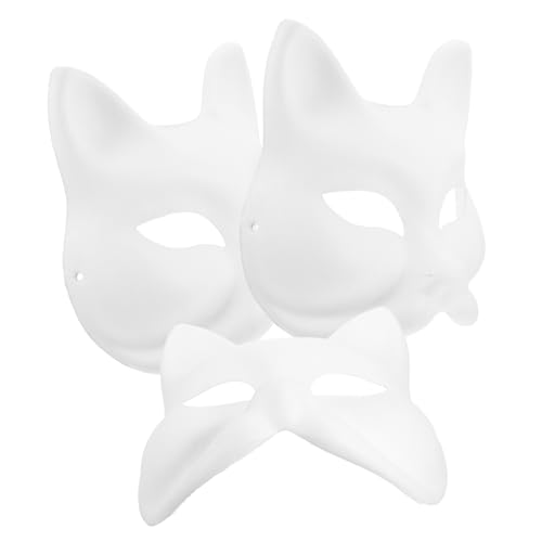 Supvox 3Stücke DIY Fuchsmaske Leere Bemalbare Papiermaske Für Kostümparty Und Halloween Elastisches Band Für Maskerade Und Kreative Projekte Supvox 3Stücke DIY Fuchsmaske Leere Bemalbare Papiermaske Für Kostümparty Und Halloween Elastisches Band Für Maskerade Und Kreative Projekte von Supvox