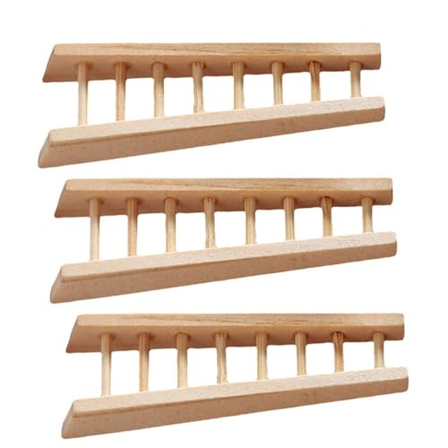 Supvox 3Stücke Holzleiter Für Puppenhaus Winzige Dekorative Leiter Leiter Möbelmodell Für DIY Mikrolandschaft Vintage Design Zubehör Für Miniaturhäuser Supvox 3Stücke Holzleiter Für Puppenhaus Winzige Dekorative Leiter Leiter Möbelmodell Für DIY Mikrolandschaft Vintage Design Zubehör Für Miniaturhäuser von Supvox