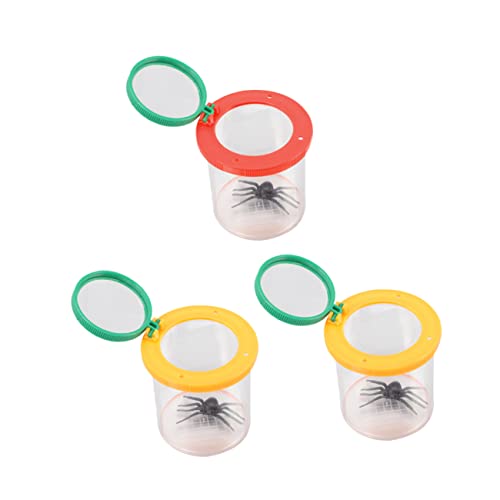 Supvox 3Stücke Insektenbeobachtung Lupe Und Sammelbox Handliche Insektenbeobachtungsbehälter Für Outdoor Für Kleine Und Naturforscher von Supvox