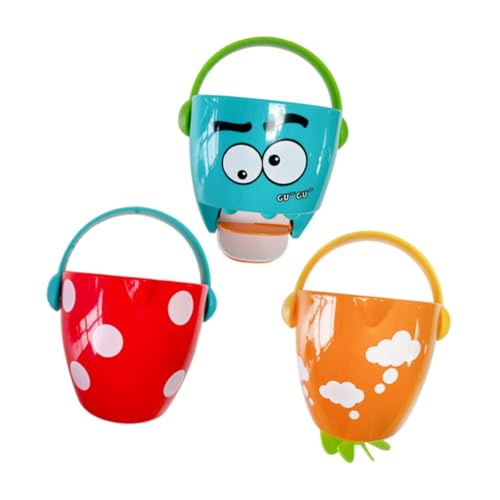 Supvox 3Stücke Teiliges Badespielzeug aus Lustige Eimer mit Wasserstreu Funktion die Badewanne und Pool Pädagogisches für Kleinkinder Bunten Farben Supvox 3Stücke Teiliges Badespielzeug aus Lustige Eimer mit Wasserstreu Funktion die Badewanne und Pool Pädagogisches für Kleinkinder Bunten Farben von Supvox