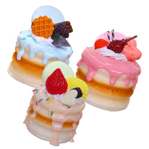 Supvox 3Stücke Teiliges Künstliche Kuchenmodelle Realistische Simulationskuchen Für Dekoration Fotorequisiten Und Bildungsmodelle Für Zuhause Dessertshops Und Feste Supvox 3Stücke Teiliges Künstliche Kuchenmodelle Realistische Simulationskuchen Für Dekoration Fotorequisiten Und Bildungsmodelle Für Zuhause Dessertshops Und Feste von Supvox