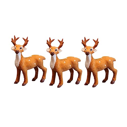 Supvox 3Stücke Weihnachtsdekoration Plüsch Deko Teiliges Für Wohnzimmer Und Schlafzimmer Realistisch Aussehende Kuschelige Rentier Figuren Für Festliche Anlässe Und Feiertage Supvox 3Stücke Weihnachtsdekoration Plüsch Deko Teiliges Für Wohnzimmer Und Schlafzimmer Realistisch Aussehende Kuschelige Rentier Figuren Für Festliche Anlässe Und Feiertage von Supvox
