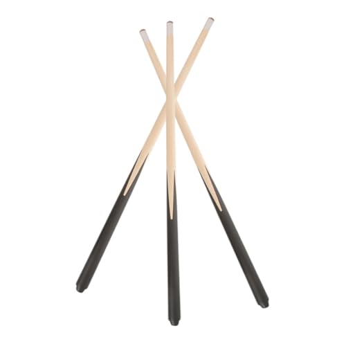 Supvox 3pcs 48cm Kinderpool Cue Stick Short Billard Cue Stick Hartholz Mini Pool Rod Für Kinder Anfänger Übung Training Barspiele Ersatzzubehör von Supvox
