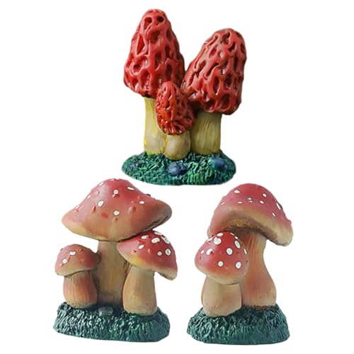 Supvox 3stücke Mini Pilzornament Aus Harz Cartoon-Figur Für Innenhof Garten Deko Mikro-landschafts-pilzfigur Miniatur-pilzdekoration Für Zuhause Aquarium Sukkulententöpfe Realistische Supvox 3stücke Mini Pilzornament Aus Harz Cartoon-Figur Für Innenhof Garten Deko Mikro-landschafts-pilzfigur Miniatur-pilzdekoration Für Zuhause Aquarium Sukkulententöpfe Realistische von Supvox