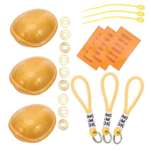 Supvox 3stücke Wahrsagespiel Mit Schildkrötenpanzer-Dekoration Chinesische Orakel-Tool Vintage Schildkrötenfigur Feng-Shui-Ornament Goldenes Kunsthandwerkliches Reichtumsstatue Supvox 3stücke Wahrsagespiel Mit Schildkrötenpanzer-Dekoration Chinesische Orakel-Tool Vintage Schildkrötenfigur Feng-Shui-Ornament Goldenes Kunsthandwerkliches Reichtumsstatue von Supvox