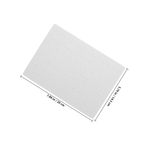 Supvox 4 Blätter Teiliges DIY Blanko Puzzle Weiß Sublimationsrohlinge zum Bemalen und Gestalten Kreative Jigsaw Toy Puzzle für Kunst Dekorative DIY Bastelprojekte Supvox 4 Blätter Teiliges DIY Blanko Puzzle Weiß Sublimationsrohlinge zum Bemalen und Gestalten Kreative Jigsaw Toy Puzzle für Kunst Dekorative DIY Bastelprojekte von Supvox
