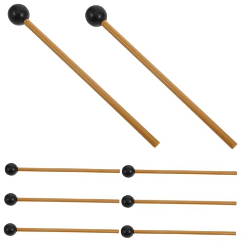 Supvox 4 Paar Hammer Universal Drum Mallets Praktischer Trommelstock Musikinstrument Trommelstock Zungentrommel Mallet Trommelstock Marimba Mallet Leichter Percussion Stick Drumsticks von Supvox