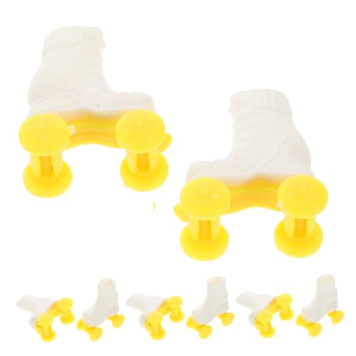 Supvox 4 Paar Puppen Skates Windeln Für Babypuppen Mini Ski Skates Für Snowboard Mini Ski Bjd Puppen Puppenschuhe Mini Skibretter Bjd Körper Mini Kurzski Skates Für Schnee von Supvox