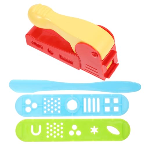 Supvox 4 STÜCKE Teiliges Knetwerkzeug Set Farbige DIY Knetmasse Formen Kreatives Fördert Fantasie und Motorik für Zuhause und Kindergarten von Supvox