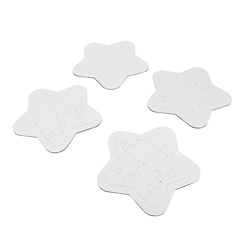 Supvox 4 Sätze DIY Malmaterialien für Teiliges Leere Puzzles zum Bemalen Kreative Bastelideen für für DIY Projekte Feinmotorik Supvox 4 Sätze DIY Malmaterialien für Teiliges Leere Puzzles zum Bemalen Kreative Bastelideen für für DIY Projekte Feinmotorik von Supvox