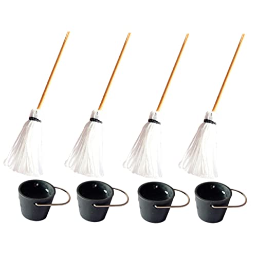 Supvox 4 Sätze Eimer-mop-Modell Mopp-Modell Mopps Mini - Miniaturmopp Eimer-Modell Mini-reinigungswerkzeuge Puppenhauszubehör Miniatur-szenendekor Mini-Eimer Mini-hausbedarf Eisen Supvox 4 Sätze Eimer-mop-Modell Mopp-Modell Mopps Mini - Miniaturmopp Eimer-Modell Mini-reinigungswerkzeuge Puppenhauszubehör Miniatur-szenendekor Mini-Eimer Mini-hausbedarf Eisen von Supvox