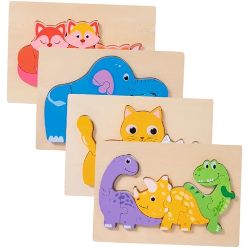 Supvox 4 Sätze Holzpuzzle für Teiliges Tiermotiv Puzzle für Eltern Junge Mädchen Interaktion Fördert Kognitive Fähigkeiten und Motorik Sicheres und Hochwertiges Holzspielzeug für Jungen Supvox 4 Sätze Holzpuzzle für Teiliges Tiermotiv Puzzle für Eltern Junge Mädchen Interaktion Fördert Kognitive Fähigkeiten und Motorik Sicheres und Hochwertiges Holzspielzeug für Jungen von Supvox