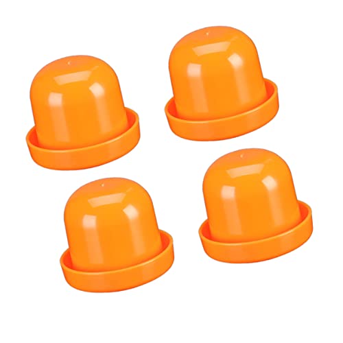 Supvox 4 Sätze Würfel Würfelbecher Unterhaltung geformt Party Spiel Würfel Plastikwürfel Tasse Bar Würfelbecher Würfeltablett Würfelbecher-Spiel Würfelhalter Würfelbehälter Orange von Supvox