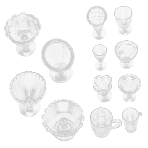 Supvox 4 Satz Eiskristallbecher Mini Porzellan Modell mit winzigen Tassen Kochgeschirr-Modell kleine Hausbecher kleines Hauszubehör eisbecher selber Machen Plastik Supvox 4 Satz Eiskristallbecher Mini Porzellan Modell mit winzigen Tassen Kochgeschirr-Modell kleine Hausbecher kleines Hauszubehör eisbecher selber Machen Plastik von Supvox