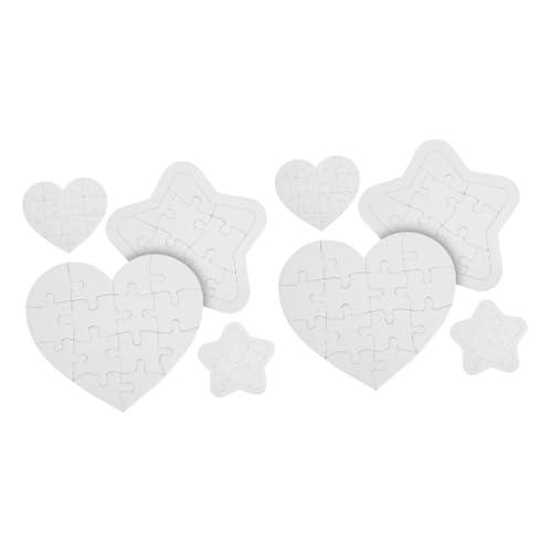 Supvox 4 Sets Malpuzzle Blankopuzzles Für DIY Puzzle Bastelpuzzles Sublimationspuzzle Rohlinge Puzzles Formenpuzzle Sublimationspuzzle Basteln Herzförmiges Papier Supvox 4 Sets Malpuzzle Blankopuzzles Für DIY Puzzle Bastelpuzzles Sublimationspuzzle Rohlinge Puzzles Formenpuzzle Sublimationspuzzle Basteln Herzförmiges Papier von Supvox