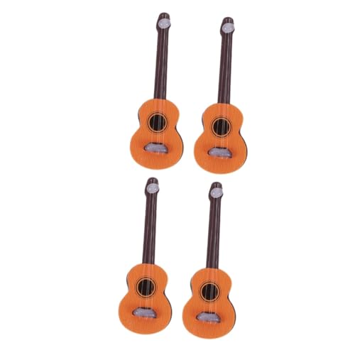 Supvox 4 Stck Mini Holz Gitarrenmodell Teilig Realistische Miniatur Gitarre Dekoration für Puppenhaus Langlebiges Holzspielzeug Mini Haus Landschafts Deko Detailgetreu Handgefertigt Supvox 4 Stck Mini Holz Gitarrenmodell Teilig Realistische Miniatur Gitarre Dekoration für Puppenhaus Langlebiges Holzspielzeug Mini Haus Landschafts Deko Detailgetreu Handgefertigt von Supvox