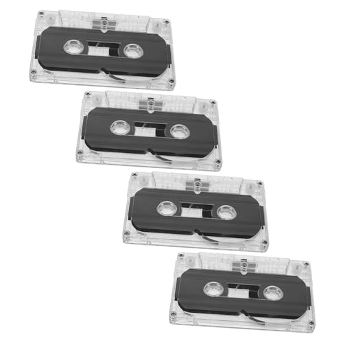Supvox 4 Stück 30 Audiokassetten Dekorationen Kassettenhalter Mikrokassetten Tonbandgerät Kassetten Mit Musikkassetten Aufnahme Von Audiokassetten Kunststoff Transparent von Supvox