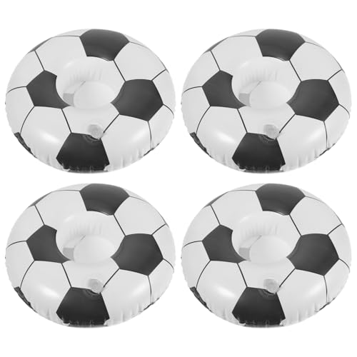 Supvox 4 Stück Aufblasbarer Fußball Getränkehalter Set PVC für Strandpartys Wiederverwendbar Einfach zu Verwenden für Kindergeburtstagsfeiern und Outdoor Spaß Wiederverwendbar Supvox 4 Stück Aufblasbarer Fußball Getränkehalter Set PVC für Strandpartys Wiederverwendbar Einfach zu Verwenden für Kindergeburtstagsfeiern und Outdoor Spaß Wiederverwendbar von Supvox