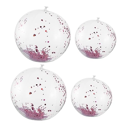 Supvox 4 Stück Aufblasbarer Strandball Pailletten Strandball Spielwasser Strandspielzeug Strandball Klarer Strandball Wasserspielball Wasserspielball Wasserspielball Pvc Supvox 4 Stück Aufblasbarer Strandball Pailletten Strandball Spielwasser Strandspielzeug Strandball Klarer Strandball Wasserspielball Wasserspielball Wasserspielball Pvc von Supvox