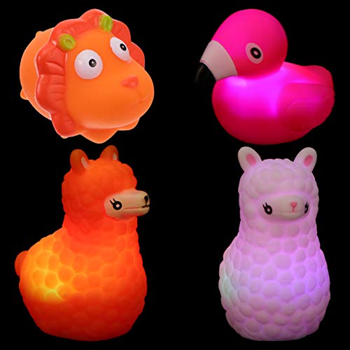 Supvox 4 Stück Bade -Flash - Dusche pädagogisches für Babys schwimmendes Duschspielzeug -Badespielzeug Badezimmer Vinyl Supvox 4 Stück Bade -Flash - Dusche pädagogisches für Babys schwimmendes Duschspielzeug -Badespielzeug Badezimmer Vinyl von Supvox