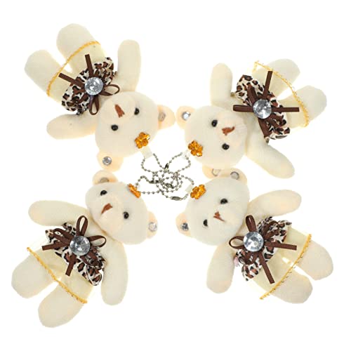 Supvox 4 Stück Bärenpuppe klein Plüsch Party Dekoration Bär für Kuchen Junge Kuscheltier süßes Bärendekor Stofftier- ausgestopfter Bär PP Baumwolle Leopard Supvox 4 Stück Bärenpuppe klein Plüsch Party Dekoration Bär für Kuchen Junge Kuscheltier süßes Bärendekor Stofftier- ausgestopfter Bär PP Baumwolle Leopard von Supvox