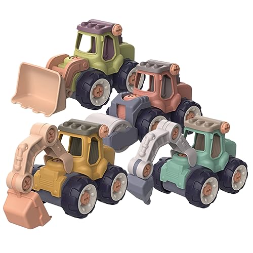 Supvox 4 Stück Baufahrzeug Kinderspielzeug DIY-Spielzeugauto für Baufahrzeuge Mini -Bauspielzeug zusammenbauen -Baufahrzeuge Plastik Supvox 4 Stück Baufahrzeug Kinderspielzeug DIY-Spielzeugauto für Baufahrzeuge Mini -Bauspielzeug zusammenbauen -Baufahrzeuge Plastik von Supvox