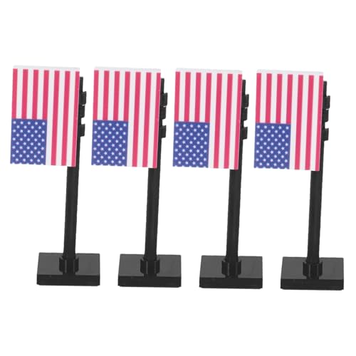 Supvox 4 Stück Bausteine mit Amerikanischen Flaggen Unabhängigkeitstag für Jungen Rollenspiel und Kreative Szenenbildung Supvox 4 Stück Bausteine mit Amerikanischen Flaggen Unabhängigkeitstag für Jungen Rollenspiel und Kreative Szenenbildung von Supvox