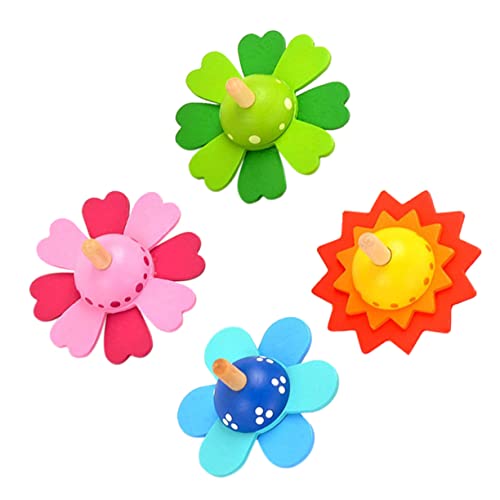 Supvox 4 Stück Blumenkreisel Kinderspielzeug Drehkreisel Drehspielzeug Für Lustiger Kreisel Tischkreisel Kognitives Druckentlastungsspielzeug Holz Supvox 4 Stück Blumenkreisel Kinderspielzeug Drehkreisel Drehspielzeug Für Lustiger Kreisel Tischkreisel Kognitives Druckentlastungsspielzeug Holz von Supvox
