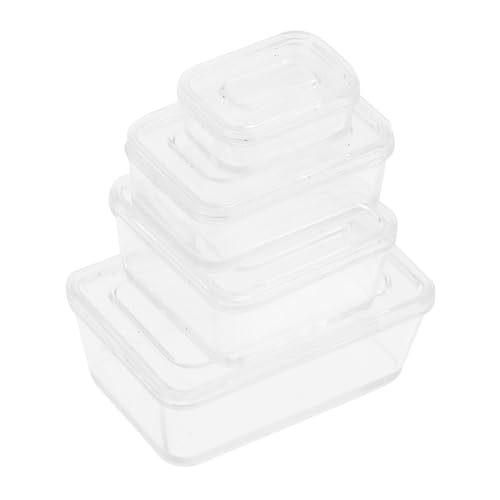 Supvox 4 Stück Boxen Aufbewahrungsbox für Lagerung Abteil klein Organisatoren Kind DIY House Miniature puppenhaus deko Mini-Box Puppenhauslieferungen Puppenhauszubehör Plastik Supvox 4 Stück Boxen Aufbewahrungsbox für Lagerung Abteil klein Organisatoren Kind DIY House Miniature puppenhaus deko Mini-Box Puppenhauslieferungen Puppenhauszubehör Plastik von Supvox
